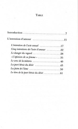 L&rsquo;INTENTION D&rsquo;AMOUR,